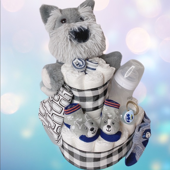 dog diaper cake